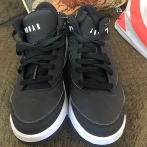 Black Jordan sneakers